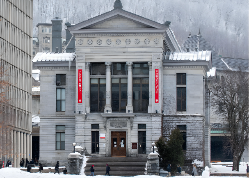 McGill redpath museum in the winter